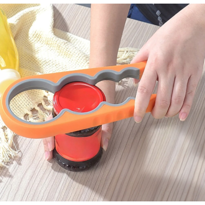 Set 2 Deschizatoare de capace multifunctionale 4 in 1 pentru borcane sticle