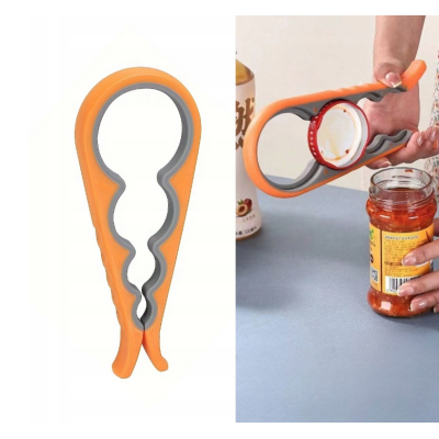 Set 2 Deschizatoare de capace multifunctionale 4 in 1 pentru borcane sticle