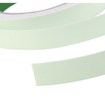 Set 2 Benzi fosforescente autoadezive rola 3 m lungime lumineaza verde