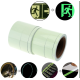 Set 2 Benzi fosforescente autoadezive rola 3 m lungime lumineaza verde