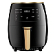 Friteuza Fara Ulei 6 Litri Air Fryer MAXTOP , Displat Digital, Functie de Coacere, NEGRU