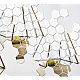 Set 10 Oglinzi Design Hexagon - Oglinzi Decorative Acrilice Cristal - Diamant - Fagure 10 bucati/set