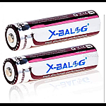 Set 2 Acumulatori X-Balong Li-Ion Tip 18650, 8800 mAh, 3.7V, terminal cu varf