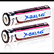 Set 2 Acumulatori X-Balong Li-Ion Tip 18650, 8800 mAh, 3.7V, terminal cu varf