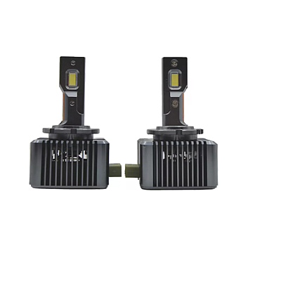 Set 2 Becuri D3s Auto LED 6500k 110W/Set Canbus Carcasa Neagra