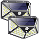 Set 2 Lampi MAX 162 LED 20W Solare cu senzor de miscare si lumina 3 moduri ILUMINARE