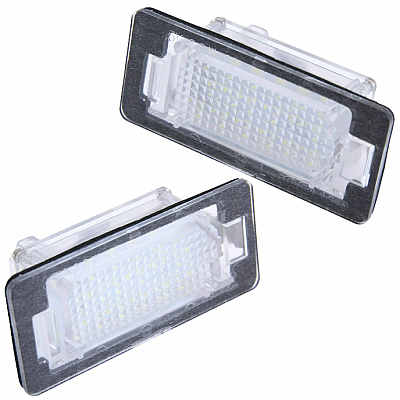 Set 2 lampi numar LED pentru BMW seria 1 3 5 F10 F11 E39 E60 E61 X1 E84 F48 X3 F25  X4 X5 X6 E90 E91