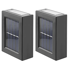 Set 2 lampi solare pentru perete exterior YD-3