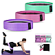 Set 3 benzi elastice fitness 3 niveluri de rezistenta pentru coapse fese si picioare