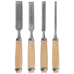 Set 4 Dalti cu maner de lemn  Set 4 Dalti cu maner de lemn
