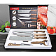 Set 4 cutite bucatarie  MARO cu foarfeca si decojitor COOKSTYLE