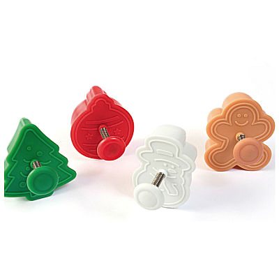 Set 4 forme pentru biscuiti model CRACIUN