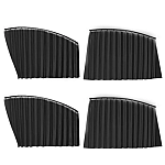 Set 4 parasolare retractabile auto geamuri laterale fata-spate NEGRE