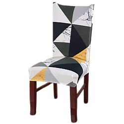 Set 6 huse pentru scaun model abstract