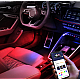 Set Lumini ambientale auto  aplicatie dedicata iOS si Android  4 benzi LED