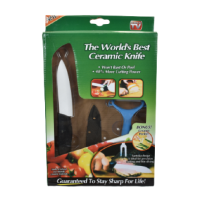 Set cutit din ceramica+decojitor pentru legume Set cutit din ceramica+decojitor pentru legume