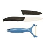 Set cutit din ceramica+decojitor pentru legume Set cutit din ceramica+decojitor pentru legume