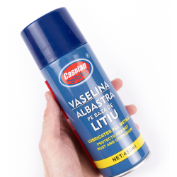 Spray vaselina albastra Caspian 450ml pe baza de litiu Spray vaselina albastra Caspian 450ml pe baza de litiu