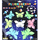 Stickere fosforoscente 8 Fluturi Multicolori