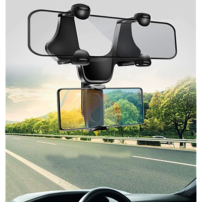 Suport auto 203 pentru telefon sau navigator prindere pe oglinda retrovizoare