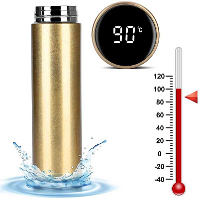 Termos AURIU inteligent cu termometru 500 ml