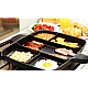 Tigaie grill multifunctionala cu 5 compartimente pentru gatit MANER LEMN