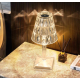Veioza stil cristal led ALB CALD incarcare USB Veioza stil cristal led ALB CALD incarcare USB