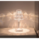 Veioza stil cristal led ALB CALD incarcare USB Veioza stil cristal led ALB CALD incarcare USB