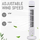 Ventilator pentru birou Tower Fan Light, USB, 9 SMD, 2 viteze