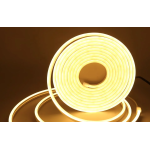  Banda Led neon flexibila 12V lumina ALB CALD 5 metri Q DT05