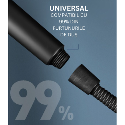 Cap de dus de mana de inalta presiune si elice Turbo Vortex