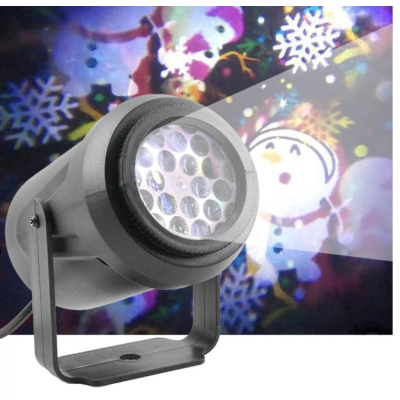 Proiector laser Led rotativ cu tematica de craciun LY