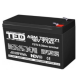 Acumulator 12V Stationar Dimensiuni 151 x 65 x 95 mm Baterie 12V 7.1Ah TED Electric