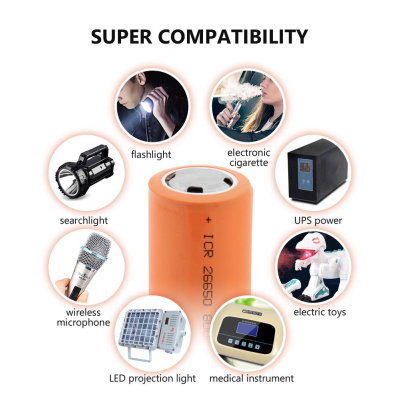 Acumulator 26650 ART FAT  ORANGE 6800mAH 3.7V