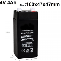 Acumulator Reincarcabil MX941 Plumb Acid 4V 4Ah pentru Cantar Electronic de 350kg Acumulator Reincarcabil MX941 Plumb Acid 4V 4Ah pentru Cantar Electronic de 350kg