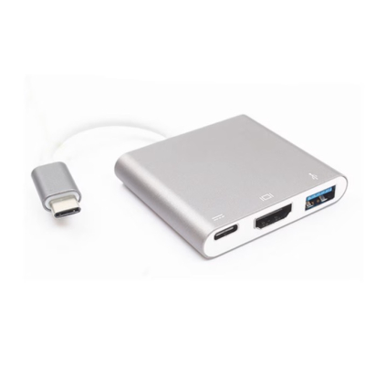 Adaptador 3 in 1 Q308 Tip C la HDMI 4K 60W