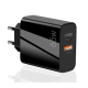 Adaptor Alimentare NEGRU 1 USB + 1 USB C 65W Incarcator Rapid si Cablu Iphone