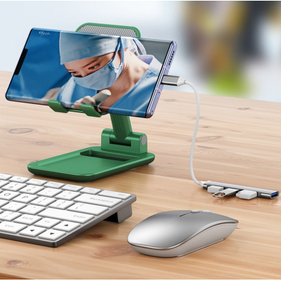 Adaptor Dongle Transfer de date tip C-USB si Splitter cu 4 porturi USB