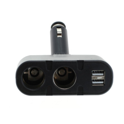 Adaptor priza auto 2 porturi cu USB 100W Olesson 1652