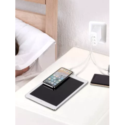 Adaptor priza WLX A6 cu 4 porturi USB Qualcomm 3.0 53W