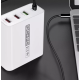 Adaptor priza WLX A6 cu 4 porturi USB Qualcomm 3.0 53W