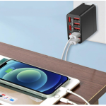 Adaptor priza X82 cu 8 porturi USB Qualcomm 3.0 40W