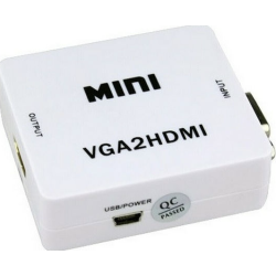 Adaptor Q JC145 Mini Convertor VGA La HDMI Full HD 1080p Video Si Audio Stereo Adaptor Q JC145 Mini Convertor VGA La HDMI Full HD 1080p Video Si Audio Stereo