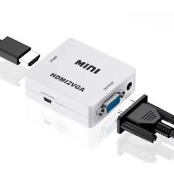 Adaptor Q JC145 Mini Convertor VGA La HDMI Full HD 1080p Video Si Audio Stereo Adaptor Q JC145 Mini Convertor VGA La HDMI Full HD 1080p Video Si Audio Stereo