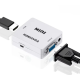 Adaptor Q JC145 Mini Convertor VGA La HDMI Full HD 1080p Video Si Audio Stereo