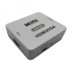 Adaptor Q JC145 Mini Convertor VGA La HDMI Full HD 1080p Video Si Audio Stereo