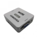 Adaptor Q JC145 Mini Convertor VGA La HDMI Full HD 1080p Video Si Audio Stereo