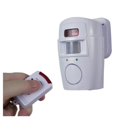 Alarma wireless cu 2 telecomenzi si senzor de miscare cu infrarosu OFF