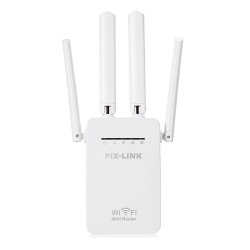 Amplificator Alb U7AC1200RE  de semnal 4 antene wireless