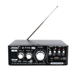 Amplificator Bass Profesional Andowl Q T110 Tip Statie cu Bluetooth Negru